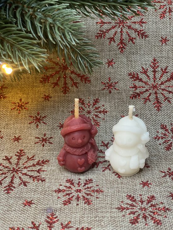 SNIEGAVĪRIŅŠ Bišu vaska svece